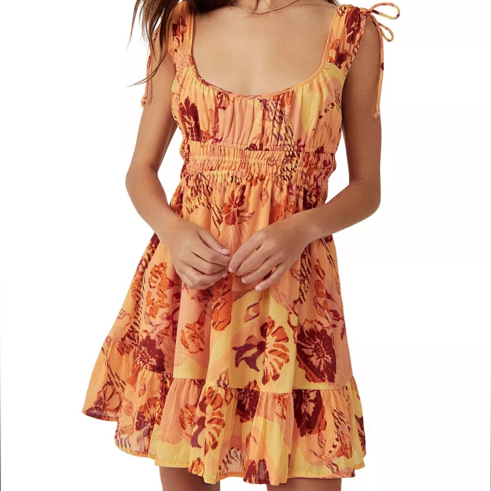 Free People Women's Vernon Printed Sleeveless Minidress